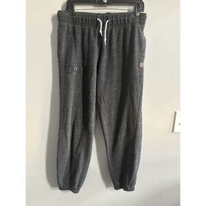 Homage Sweatpants Mens Medium Dark Heather Gray Fleece Pants Lounge